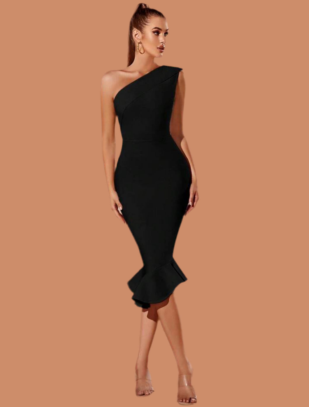 Blind Date Bandage Midi Dress