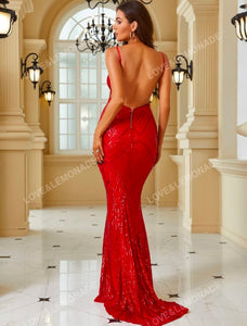 Red Ruby Evening Gown