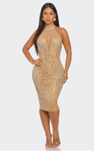 Load image into Gallery viewer, Glitz &amp; Glam Midi Dress