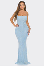 Load image into Gallery viewer, Give ‘em the Blues Evening Gown