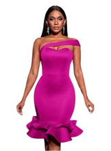 Load image into Gallery viewer, Plum Plumple Midi Dress